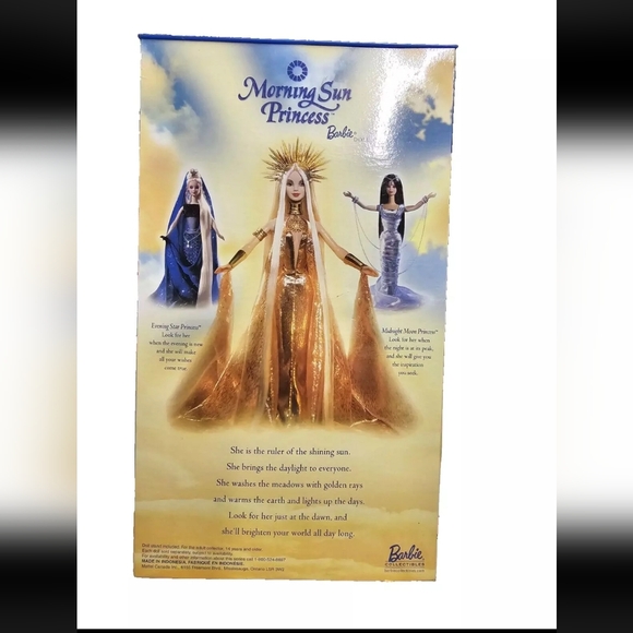 Morning Sun Princess 2000 Barbie Doll 27688 By Mattel NIB - Picture 3 of 10